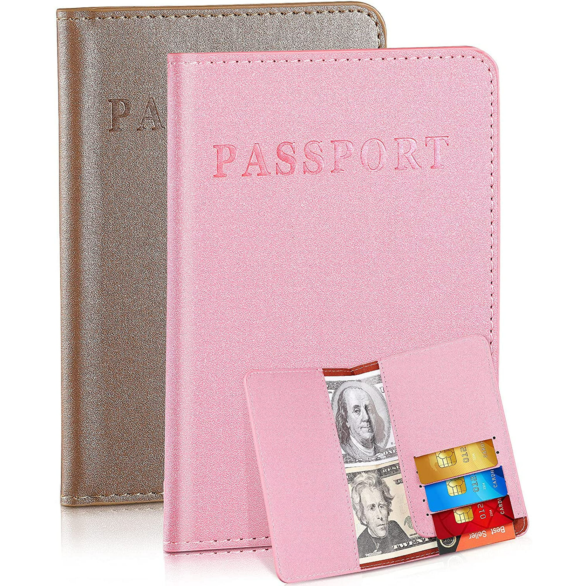 Passport Cover USA Paris London Design Card Wallet protector Holder Cover 